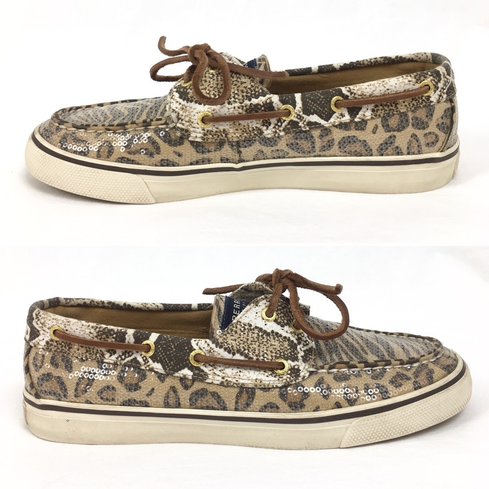 SPERRY Animal Print Boaters - Picture 3 of 8
